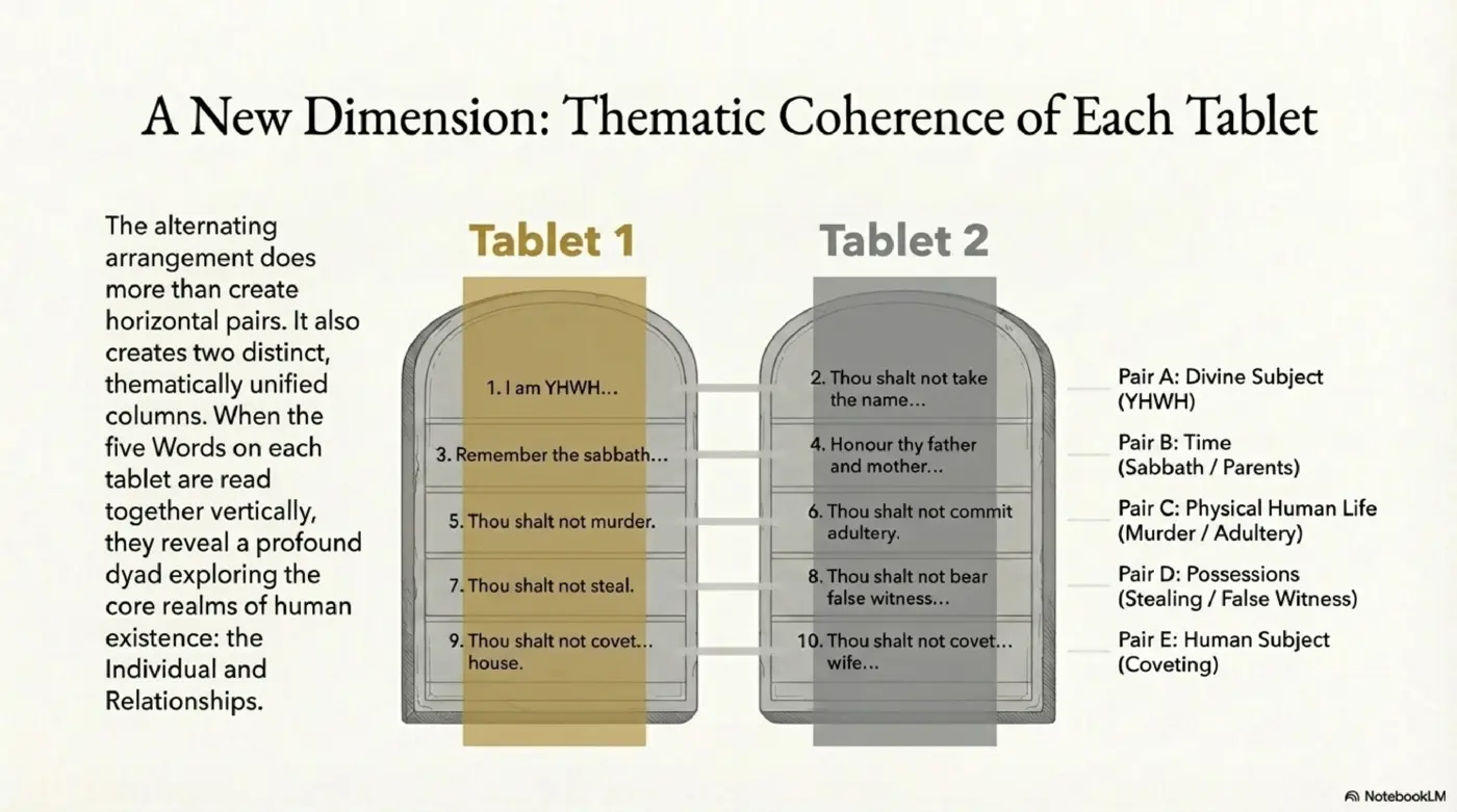 Thematic Coherence of Each Tablet